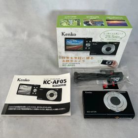 【管2602-403】動作確認済☆Kenko ケンコー KC-AF05 ブラック コンパクトデジタルカメラ 800万画素 現状渡し