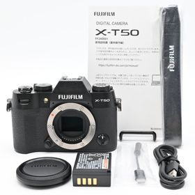 ★極上品★FUJIFILM X-T50 ボディ ブラック ショット数 604回(ミラーレス一眼)