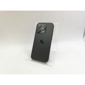 【中古】Apple au 【SIMフリー】 iPhone 15 Pro 256GB ブラックチタニウム MTUC3J/A【大宮東口】保証期間１ヶ月【ランクB】