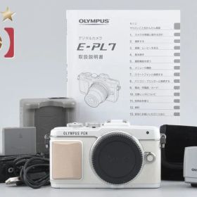 【中古】OLYMPUS オリンパス PEN Lite E-PL7 ホワイト ミラーレス一眼カメラ