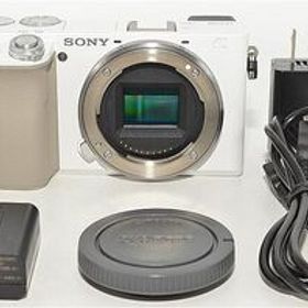 805★ほぼ新品・ショット数811回★SONY α6100 ボディ ホワイト ILCE-6100 W