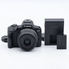 キヤノン(Canon)のCanon EOS R50 RF-S18-45 IS STMレンズキットブラック(ミラーレス一眼)