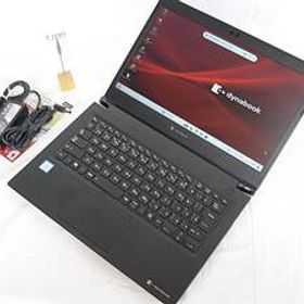 ★極美品 東芝 dynabook S73/DP A6S3DPG11A11 SSD128GB/MEM8GB/Corei3-Max3.40GHz/13.3HD/Win11Pro/Office2021Pro 即使用可能〔ブラック〕