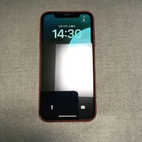 美品 国内版 SIMフリー iPhone11 128GB レッド色