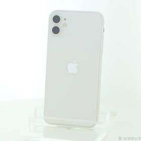 〔中古〕Apple(アップル) iPhone11 64GB ホワイト MWLU2J／A SIMフリー〔258-ud〕