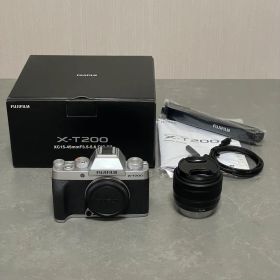 FUJIFILM X-T200 シルバー 15-45レンズキット SDカード付き