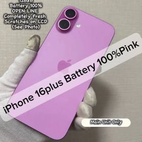 iPhone 16Plus 128GB Pink Battery 100%