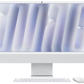 Apple iMac 24インチ Retina 4.5Kディスプレイモデル M4チップ 8コアGPU 256GB SSD 16GBメモリ MWUC3J/A [シルバー]