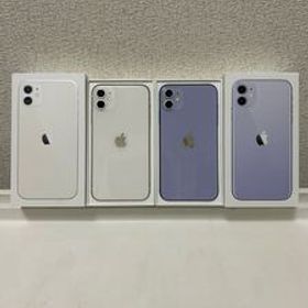Apple iPhone1164GB SIMロック解除済 ホワイト パープル 2台セット