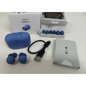 【未使用に近い】SONY LinkBuds S/WF-LS900N/アースブルー(ヘッドフォン/イヤフォン)