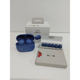 【美品】SONY LinkBuds S/WF-LS900N/イヤホン/ブルー(ヘッドフォン/イヤフォン)