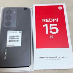 REDMI 15 5G 本体 7000mAh 128GB ブラック