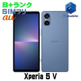 ★美品★SOG12 Xperia 5 V ブルー D150706-