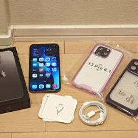即決 送料込 Apple iPhone 13 Pro 6.1インチ 256GB グラファイト SIMロック解除済 新品ケースおまけ付 バッテリ損耗有 Used