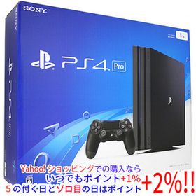 【中古】SONY プレイステーション4 Pro 1TB ブラック CUH-7000BB01 電源コードなし 元箱あり