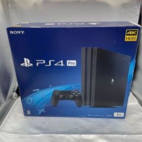 【美品】SONY PlayStation4 Pro 1TB ジェットブラック CUH-7200BB01 本体セット PS4 通電確認済み 箱付き プレステ4 u9482
