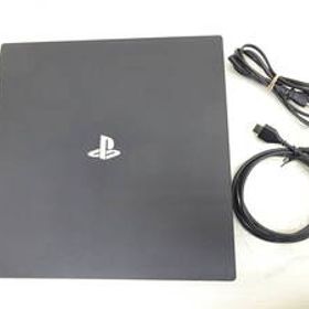 PS4 Pro ジェットブラック CUH-7200B 500GB SSD換装品（Samsung 860 EVO） 本体・電源・HDMIのみ 簡易動作確認済 中古品