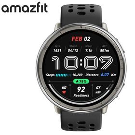 アマズフィット 腕時計 AMAZFIT スマートウォッチ アクティブ2 ユニセックス ブラック SP170073-C226 スポーツ 睡眠 人気 おすすめ おしゃれ プレゼント