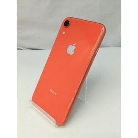 【中古】Apple SoftBank 【SIMロック解除済み】 iPhone XR 64GB コーラル MT0A2J/A【札幌】保証期間１ヶ月【ランクB】