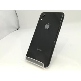 【中古】Apple au 【SIMロック解除済み】 iPhone XR 128GB ブラック MT0G2J/A【浜松駅前】保証期間１ヶ月【ランクC】