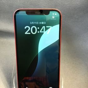 美品 国内版 SIMフリー iPhone12 128GB レッド色