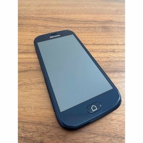 F-42A らくらくスマートフォン ネイビー SIMロック解除済み スマホ (スマートフォン本体)