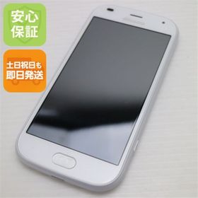 フジツウ(富士通)の新品同様 F-42A らくらくスマートフォン ホワイト M666(スマートフォン本体)