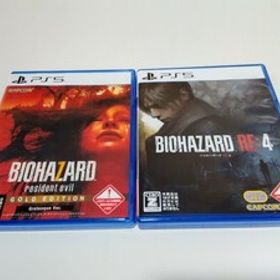 PS5 ソフト バイオハザード RE4 バイオハザード7 レジデント イービル ゴールドエディション グロテスクVer. 2本セット