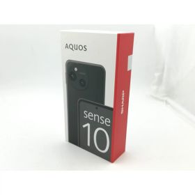 【未使用】SHARP 国内版 【SIMフリー】 AQUOS sense10 6GB 128GB フルブラック SH-M33【千葉】保証期間3ヶ月