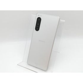 【中古】SONY au 【SIMフリー】 Xperia 5 IV 8GB 128GB SOG09 エクリュホワイト【立川フロム中武】保証期間１ヶ月【ランクC】