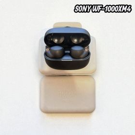 ソニー(SONY)の【美品】SONY WF-1000XM4 ワイヤレスイヤホン ブラック 付属品完備(ヘッドフォン/イヤフォン)