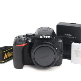 AA- (極上品) Nikon ニコン D5500 ボディ ブラック シャッター数 3,690枚 初期不良返品対応 22-27