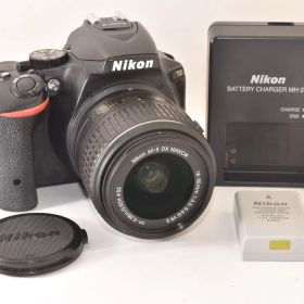 ★美品★ Nikon ニコン D5500 + 18-55mm VR II レンズキット ブラック ショット数9458回 デジタル一眼レフカメラ 2603537