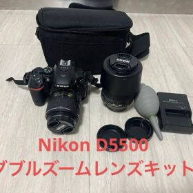 Nikon D5500 ダブルズームキット Wi-Fi転送可 動作確認済み
