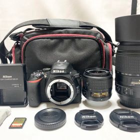 ★美品★NIKON D5500 ダブルズームキット SDカード64GB付き！