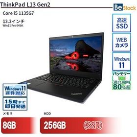 中古 ノートパソコン Lenovo レノボ ThinkPad L13 Gen2 20VJS4WT00 Core i5 メモリ：8GB 6ヶ月保証