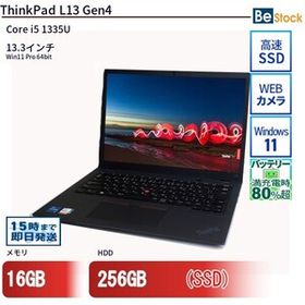 中古 ノートパソコン Lenovo レノボ ThinkPad L13 Gen4 21FHS0L700 Core i5 メモリ：16GB 6ヶ月保証