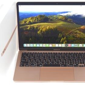 1円スタート！MacBook Air (M1, 2020) 8コア CPU/7コア GPU メモリ:8GB SSD:256GB MGND3J/A ゴールド FCZ