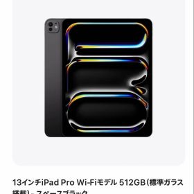iPad Pro M5 13インチ Wi-Fi 512GB スペースブラック