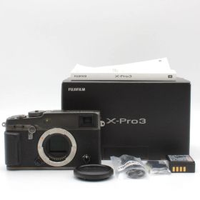 わずか18ショット★■極上品■ FUJIFILM ミラーレス一眼カメラ X-Pro3 DRブラック 防塵防滴耐低温 FX-X-PRO3ーDB No.C03818