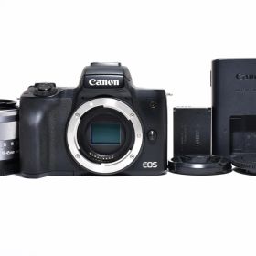 【返品保証】★良品★ Canon キヤノン EOS Kiss M2 EF-M15-45 IS STM レンズキット ミラーレス一眼カメラ #26030401