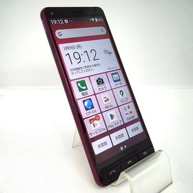 SIMロック解除済！603007U【美品】BASIO4 /KYV47（レッド)