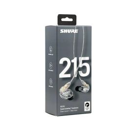 SHURE 【新楽器応援セール】SE215-CL-A(クリア)(SE215CL-A)(国内正規品2年保証)(有線イヤフォン)(シュア) レコーディング ヘッドフォン・イヤフォン