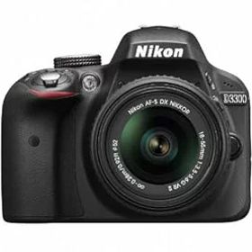 【中古】Nikon デジタル一眼レフカメラ D3300 18-55 VR IIレンズキット ブラック D3300LKBK