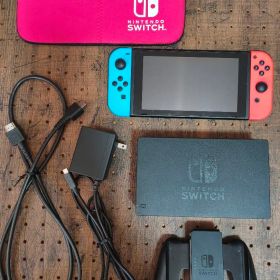 Nintendo Switch 本体 青/赤 付属品、箱ありおまけ付き