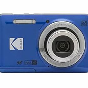 【中古】KODAK (コダック) PIXPRO 使いやすい ズーム FZ55-BL 16MP デジタルカメラ 光学5倍ズーム 広角 28mm 2.7インチ液晶画面 (ブルー)