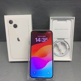 超美品 Appleストア版 SIMフリー iPhone13 mini 128GB スターライト色