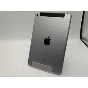 【中古】Apple au 【SIMロック解除済み】 iPad mini4（2015） 128GB スペースグレイ MK762J/A【大須アメ横】保証期間１ヶ月【ランクC】