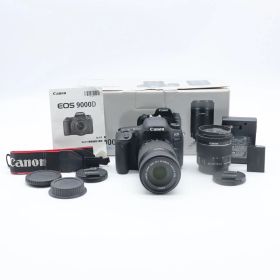 ショット数3097回 Canon デジタル一眼レフカメラ EOS 9000D ダブルズームキット EF-S18-55mm/EF-S55-250mm 付属 EOS9000D-WKIT #5009