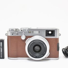 【返品保証】★良品★フジフイルム FUJIFILM X100F ブラウン★ L1038#7092